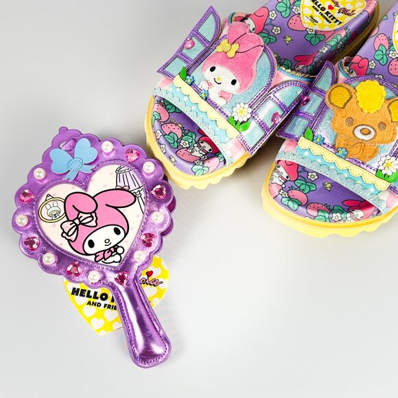 Irregular Choice x Sanrio Will You Be My Friend Slides My Melody Cinnamoroll - Picture 8 of 9
